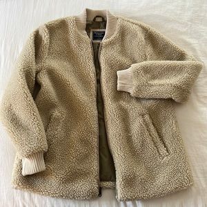 Abercrombie Sherpa bomber jacket